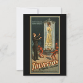 ヴィンテージ「渦巻水晶籠」 サンキューカード