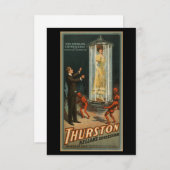 ヴィンテージ「渦巻水晶籠」 サンキューカード (正面/裏面)