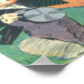 ヴィンテージ「漂白者に集まる」漫画プリント ポスター (角)