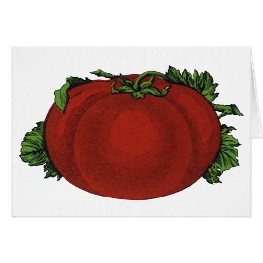 ヴィンテージ、熟したトマト、野菜と果物 (正面横)