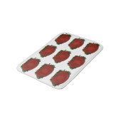 ヴィンテージ、熟したトマト、野菜と果物 バスマット (アングル)