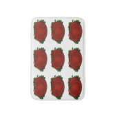 ヴィンテージ、熟したトマト、野菜と果物 バスマット (正面縦)