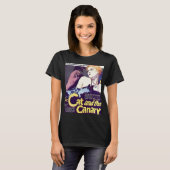 ヴィンテージ「猫とカナリア」ホラー映画T-Sh Tシャツ (正面フル)