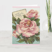 ヴィンテージ-甘い新生児への歓迎、 案内状 (正面)