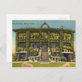 ヴィンテージ、疑問に思家、バートー、フロリダ ポストカード (正面/裏面)