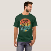 ヴィンテージ 神 愛 変人 フレンド Tシャツ (正面フル)