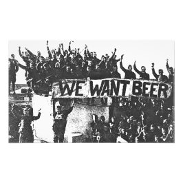 ヴィンテージ 禁酒法 ビール 白黒 1920 フォトプリント