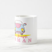 ヴィンテージ – 私はシンプル女 コーヒーマグカップ (中央)