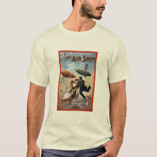 ヴィンテージ-空気船、 Tシャツ