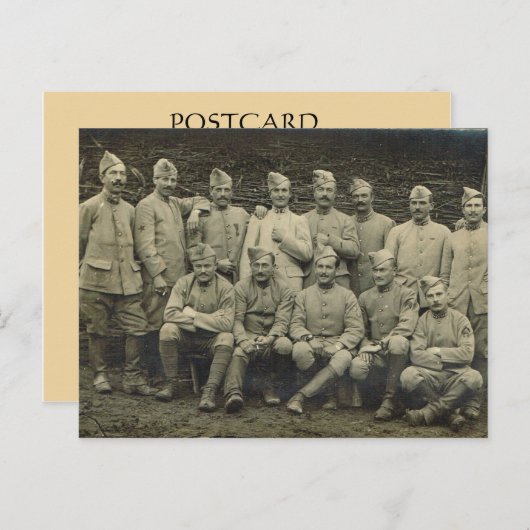 ヴィンテージ、第フランスの一次世界大戦 ポストカード (正面/裏面)