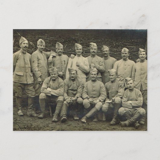 ヴィンテージ、第フランスの一次世界大戦 ポストカード (正面)