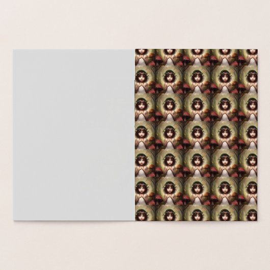 ヴィンテージ 箔カード (内部)