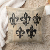 ヴィンテージ（紋章の）フラ・ダ・リシンボルフルーアデリストアート クッション (ブランケット)