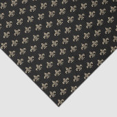 ヴィンテージ（紋章の）フラ・ダ・リプチブラックフランスの 薄葉紙 (詳細)