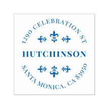 ヴィンテージ（紋章の）フラ・ダ・リラウンド差出人住所