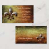 ヴィンテージ（紋章の）フラ・ダ・リロゴ名刺 名刺 (正面/裏面)