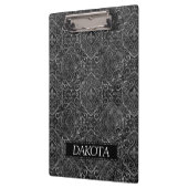 ヴィンテージ(紋章の)フラ・ダ・リ |ブラックグランジダマスクカスタム クリップボード (左)