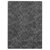 ヴィンテージ(紋章の)フラ・ダ・リ |ブラックグランジダマスクカスタム クリップボード (裏面)