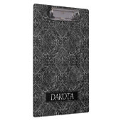 ヴィンテージ(紋章の)フラ・ダ・リ |ブラックグランジダマスクカスタム クリップボード (右)