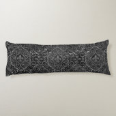 ヴィンテージ（紋章の）フラ・ダ・リ |ブラック・シルバー・ダマグランジスク ボディピロー (裏面)