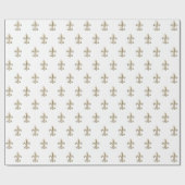 ヴィンテージ（紋章の）フラ・ダ・リ ラッピングペーパー (フラット)