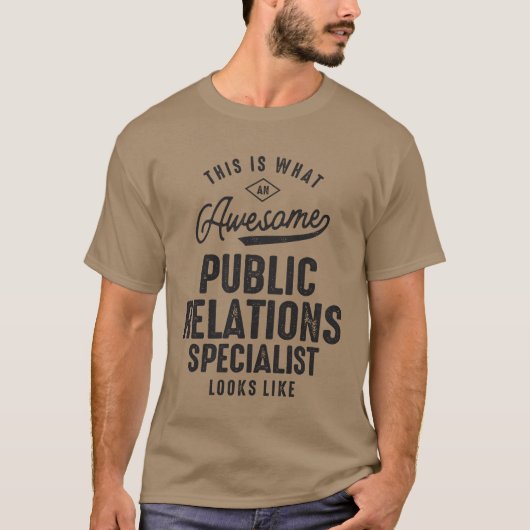 ヴィンテージ 素晴らしい広報担当者 Tシャツ (正面)