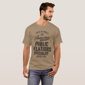 ヴィンテージ 素晴らしい広報担当者 Tシャツ (正面フル)