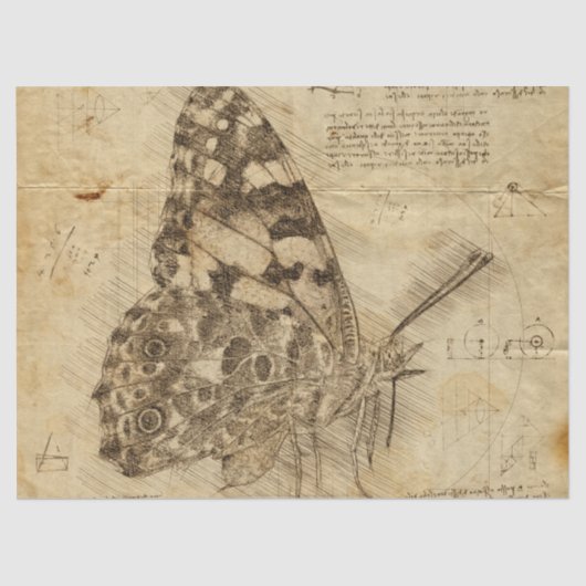 ヴィンテージ |素朴スタイル |デコページ 薄葉紙 (正面)