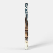 ヴィンテージ/素朴/雪だるま/クリスマス SAMSUNG GALAXYケース (右側面)