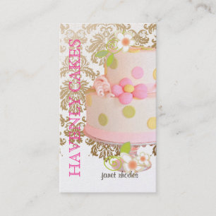 ヴィンテージ、結婚のケーキ/ベーカリー/パティスリー 名刺