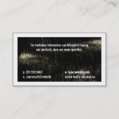 ヴィンテージ | 縁ど （白） 名刺 (裏面)