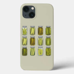 ヴィンテージ 缶詰め ピクルス ジャー クリスマス ピクルス好き iPhone 13ケース