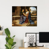 ヴィンテージ，聖家，イエス・キリスト，ヨセフ，マリア ポスター (ホームオフィス)