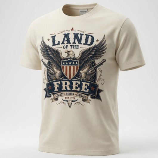 ヴィンテージ 自由の国 愛国ハクトウワシ Tシャツ