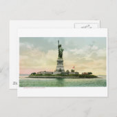 ヴィンテージ「自由の女神」ポスター。ニューヨーク。 ポストカード (正面/裏面)