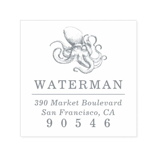 ヴィンテージ |航海の差出人住所 セルフインキングスタンプ (デザイン)