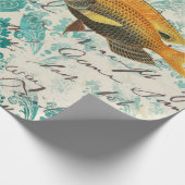 ヴィンテージ 航海の ラッピングペーパー (角)