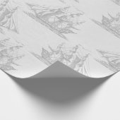 ヴィンテージ 航海の ラッピングペーパー (角)