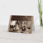 ヴィンテージ – 良い友人が、あなたの人生をより良いものにします。 カード (正面)