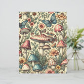 ヴィンテージ、花、蝶スクラップブック (スタンド正面)