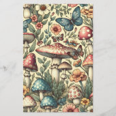 ヴィンテージ、花、蝶スクラップブック (正面)