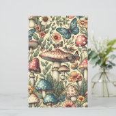 ヴィンテージ、花、蝶スクラップブック (スタンド正面)