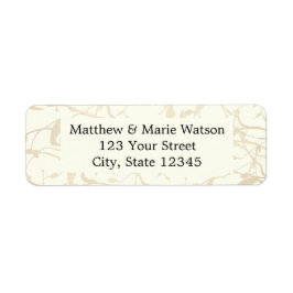 ヴィンテージ 葉模様 ラベル