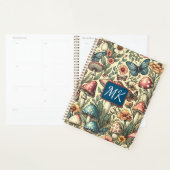ヴィンテージ、蝶と花 プランナー手帳 (ディスプレー)
