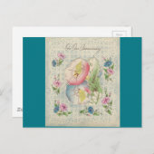 ヴィンテージ 記念日 "マリオ" 1 ポストカード (正面/裏面)