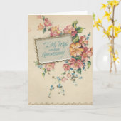 ヴィンテージ 記念日 「マリオ」2 カード (黄色い花)