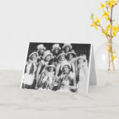 ヴィンテージ-記憶をしているよい友人 カード (黄色い花)