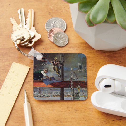 ヴィンテージ、設計者、建築 キーホルダー (デスク)