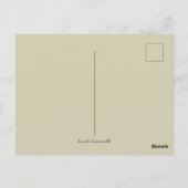 ヴィンテージ 誕生日じゃないよ アートな人々 ポストカード (裏面)