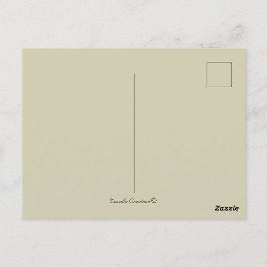 ヴィンテージ 誕生日じゃないよ アートな人々 ポストカード (裏面)